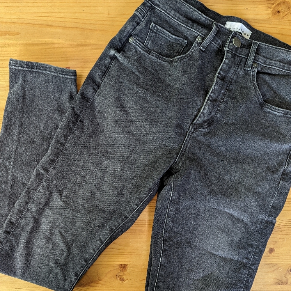 LOFT size 8 Skinny High Rise Jean